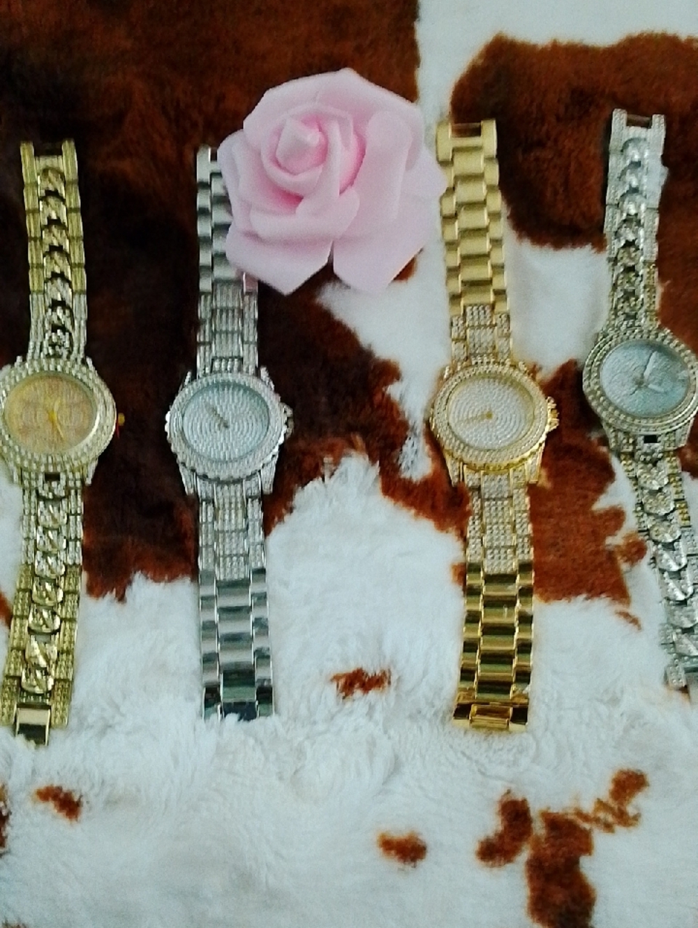 Luxury Crystal Bracelet Watch - Gold and Silver Options